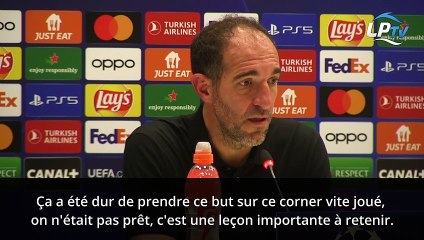 "En première mi-temps, le stade était très chaud"