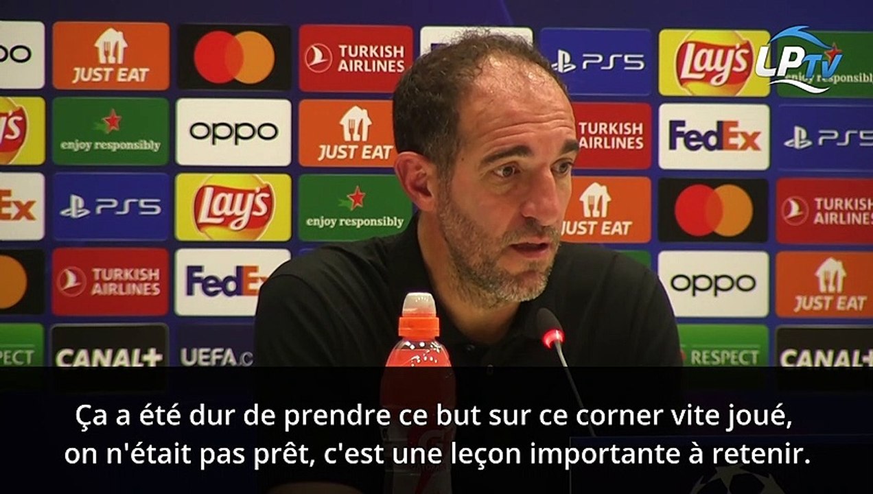 "En première mi-temps, le stade était très chaud"