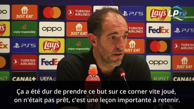 En première mi-temps, le stade était très chaud