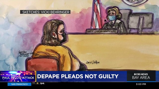 Etats-Unis: L’homme soupçonné d’avoir agressé le mari de la cheffe des démocrates au Congrès Nancy Pelosi, avec l’espoir de s’en prendre à elle, plaide non coupable - VIDEO