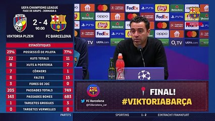 Xavi destaca el objetivo de ganar la Europa League tras el fracaso en Champions / FCB