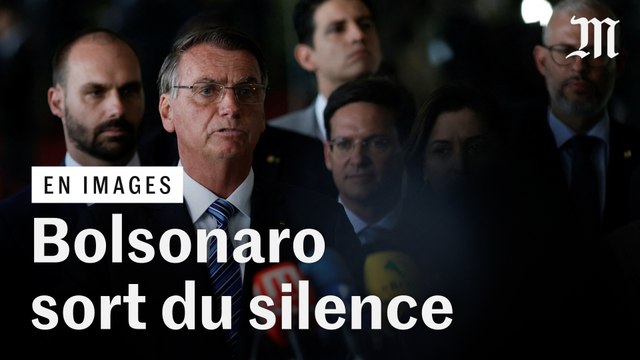 Le premier discours de Jair Bolsonaro depuis sa défaite à l'élection présidentielle brésilienne
