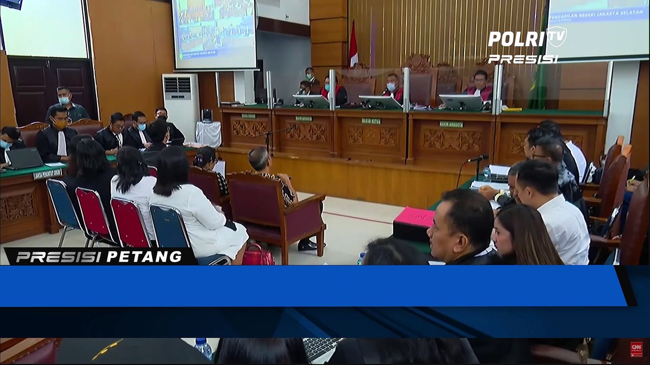 Sidang  Saksi Kasus Pembunuhan Brigadir J dengan Terdakwa Kuat Ma'ruf & Ricky Rizal