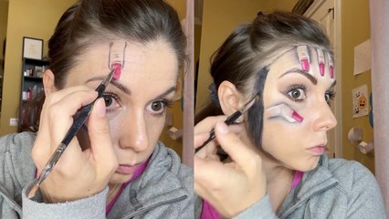 Artist preaches courage & determination with AWESOME makeup look