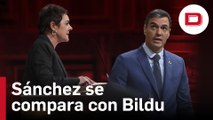 Sánchez se pone al nivel de Bildu: «Eso no significa que seamos menos de izquierdas que ustedes»