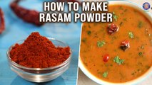 Homemade Rasam Powder Recipe | Rasam Podi | Charu Podi | Saaru Podi | Indian Spice Mix Recipes