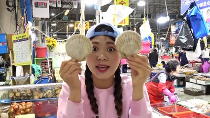 Rebus makanan laut Pedas Mukbang