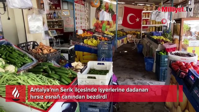 Levyeli hırsız esnafı canından bezdirdi