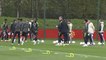 Manchester Utd training ahead of Sociedad Europa League showdown