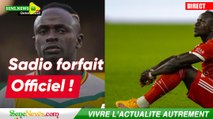 Direct Qatar 2022 : Sadio Mané officiellement forfait, les nouveaux choix de Aliou Cissé