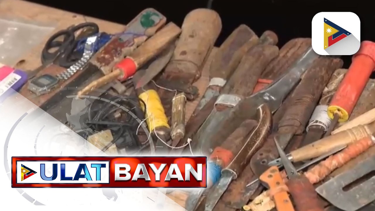 Libu-libong kontrabando, nasabat ng Bureau of Corrections sa New Bilibid Prison