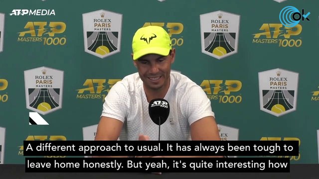 La cara de Nadal cuando habla de su hijo recién nacido