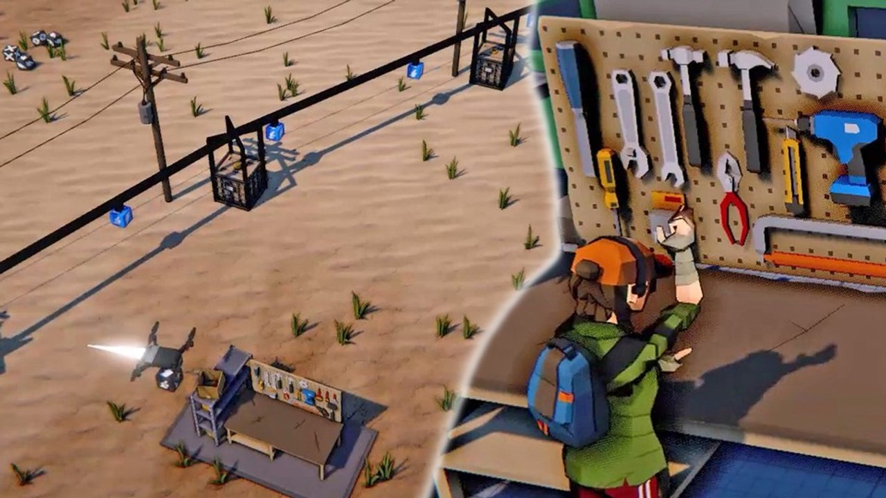 Ein ungewöhnliches Strategie-Survivalspiel nimmt sich Factorio zum Vorbild