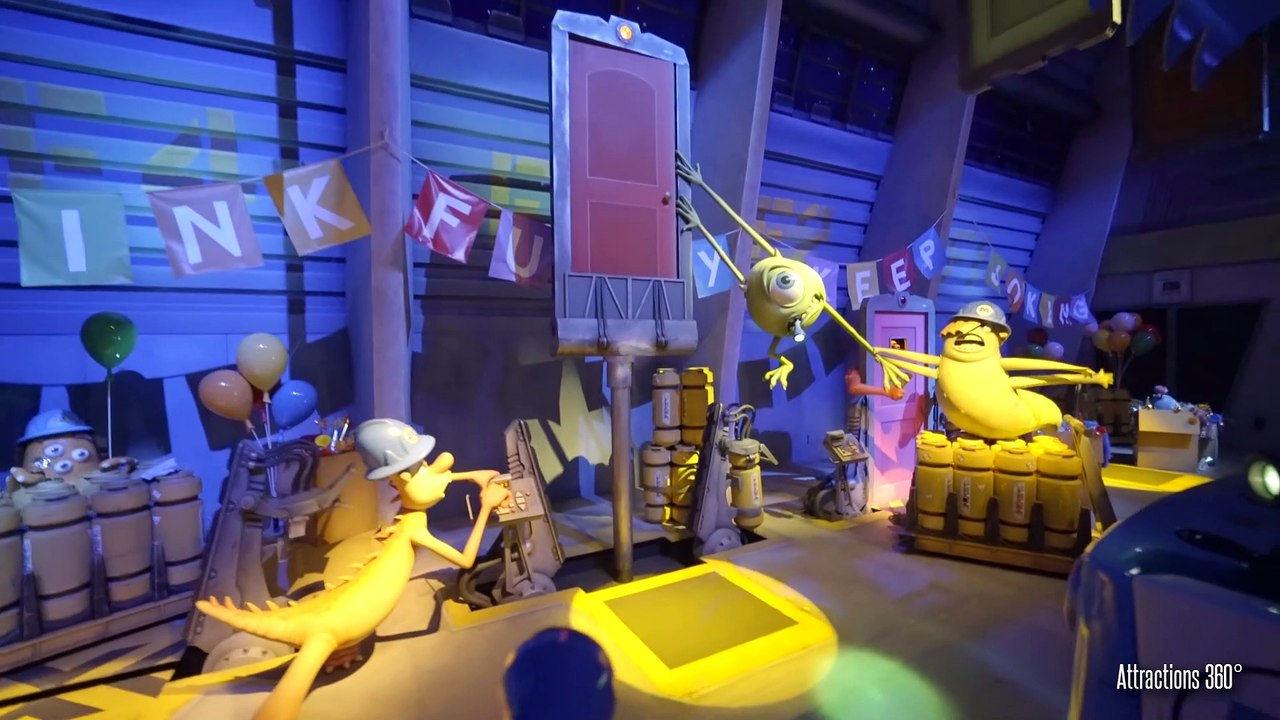 [4K] Interactive Monsters Inc Ride - Tokyo Disneyland - Monsters Inc. Ride & Go Seek