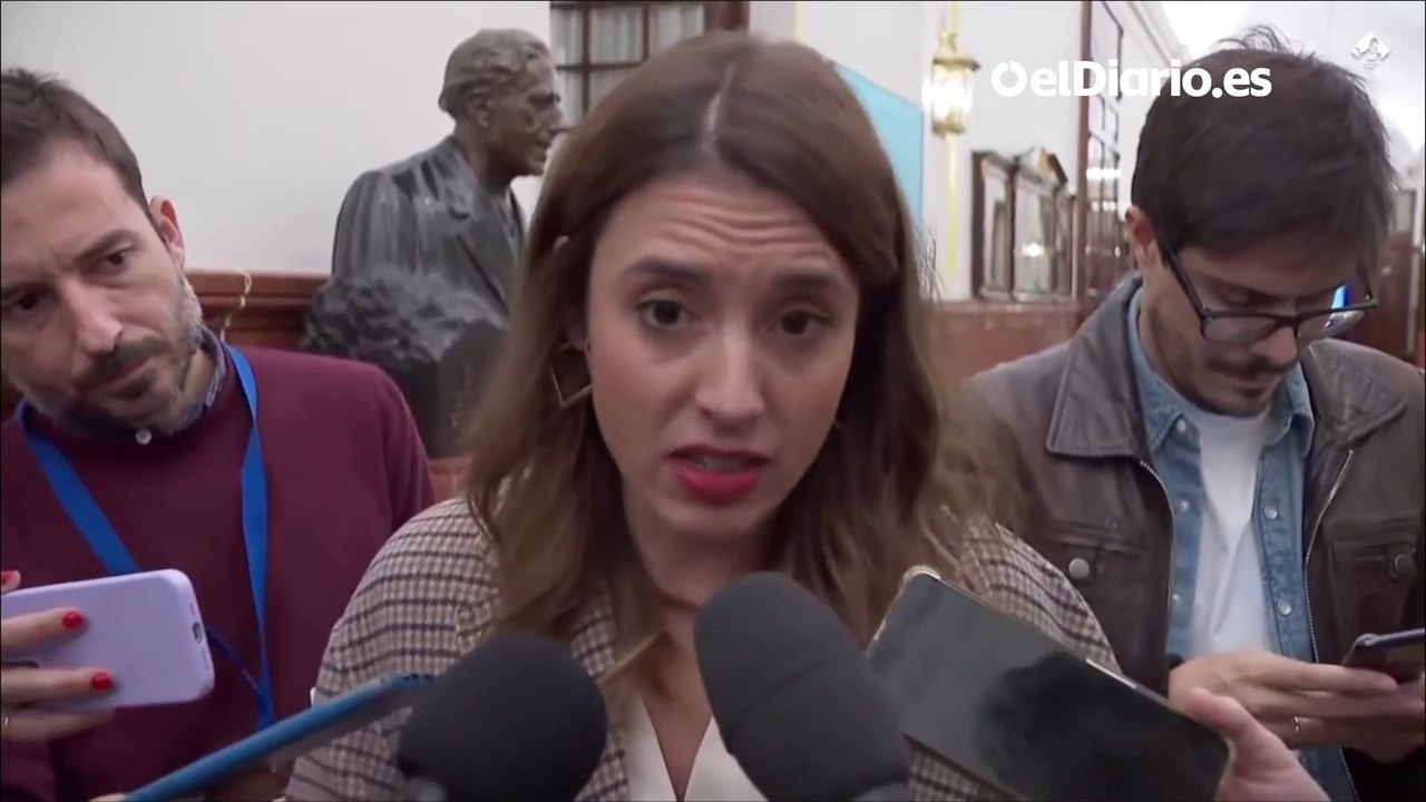 Irene Montero pide al PSOE que retire las enmiendas a la ley trans que pretenden tocar la autodeterminación de género de los menores