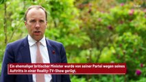 Ehemaliger britischer Minister für Auftritt in Reality-TV-Show gerügt