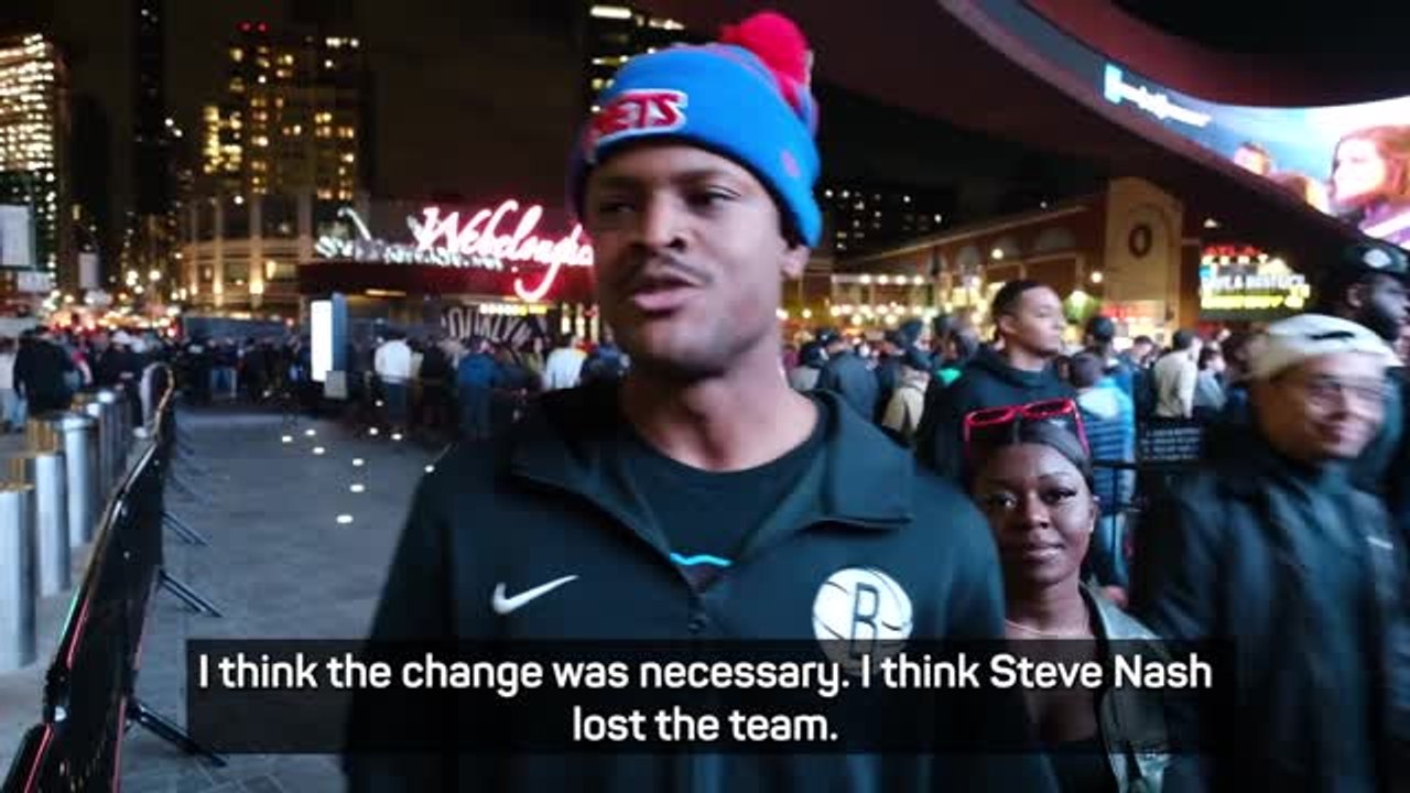 'The right decision' - Nets fans react to Nash sacking