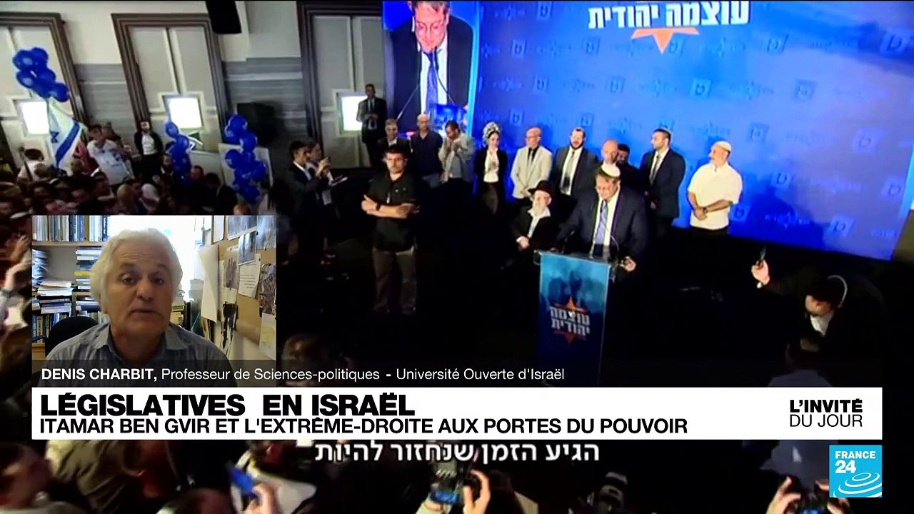 Législatives en Israël : l'extrême droite "aura cinq ou six ministères"
