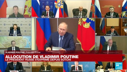 REPLAY - Le président russe Vladimir Poutine s'exprime depuis Sotchi