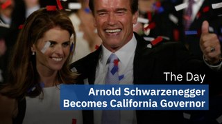 The Day Arnold Schwarzenegger Became California's Governor