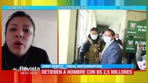 Hombre que trasladaba más 2 millones de bolivianos será investigado por legitimación de ganancias ilícitas 