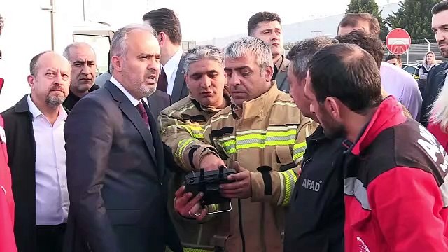 Başkan Aktaş, yangın bölgesinde