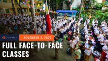 After over 2-year hiatus, PH public schools return to full face-to-face classes