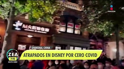 Turistas se quedan atrapados en Disney por política "cero Covid"