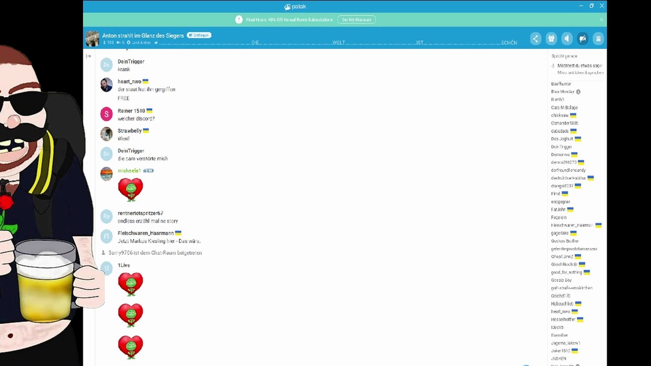 Rentner Paltalk Thema: MICHAELA und der Rollstuhl