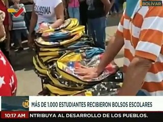 Empresas mineras de Bolívar realizan la entrega de útiles escolares a más de 1.000 estudiantes