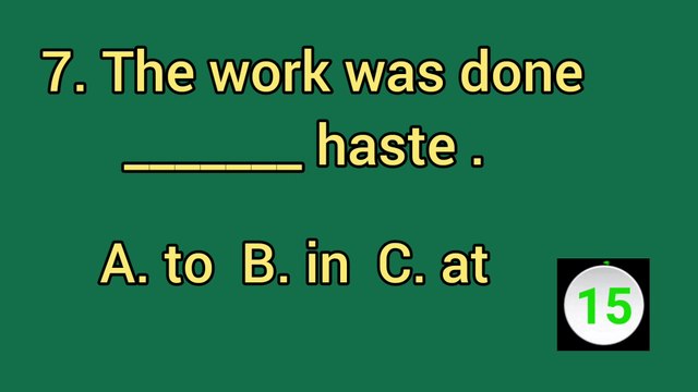 Prepositions - to , in , at . English grammar quiz. English grammar practice