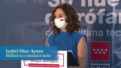 Ayuso: "Durante la pandemia boicotearon el Zendal y ahora los mismos políticos no organizan huelgas ni boicots"