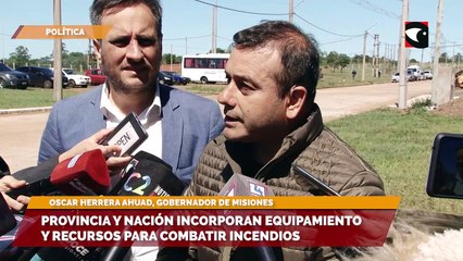 Provincia y Nación incorporan equipamiento y recursos para combatir incendios