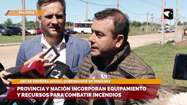 Provincia y Nación incorporan equipamiento y recursos para combatir incendios