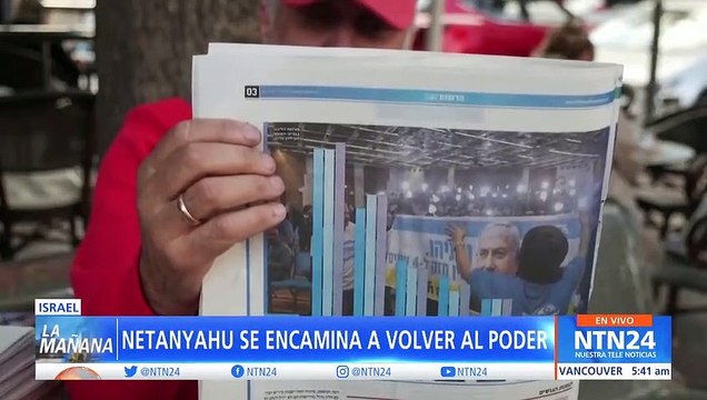 Netanyahu consolida ventaja en elecciones de cara a su inminente regreso al poder en Israel