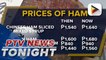 Prices of hams in Manila surge by up to P120