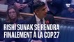 Le Premier ministre britannique Rishi Sunak se rendra finalement à la COP27