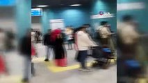 'Acil durum' anonsu yapılan Marmaray'da 'peronları derhal terk edin' uyarısı