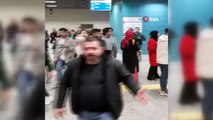 Üsküdar Marmaray'da 'acil durum' anonsu; seferler durdu