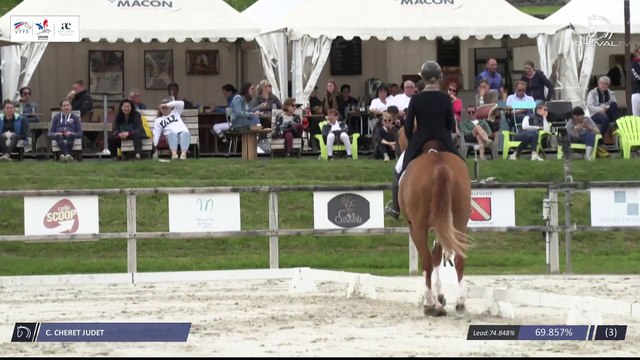 Grand National FFE - AC Print - Dressage | Mâcon (FRA) | Camille CHERET JUDET | SCOOP DU BOIS LURIC