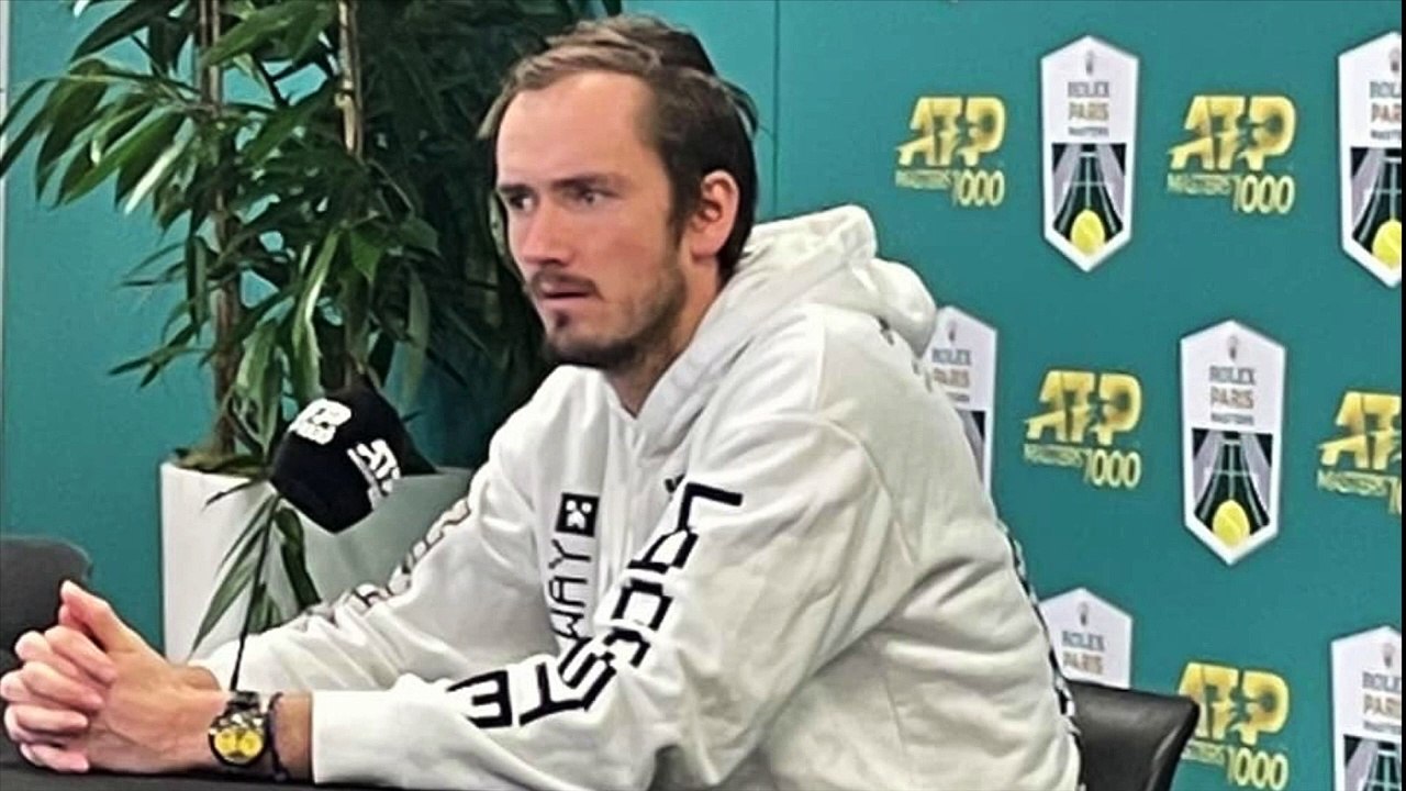 ATP - Rolex Paris Masters 2022 - Daniil Medvedev : "Chaque match de tennis est un jeu d'échec en fait !"