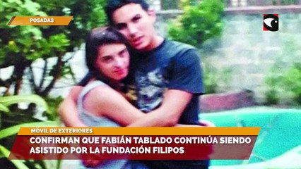 Confirman que fabián tablado continúa siendo asistido por la fundación filipos