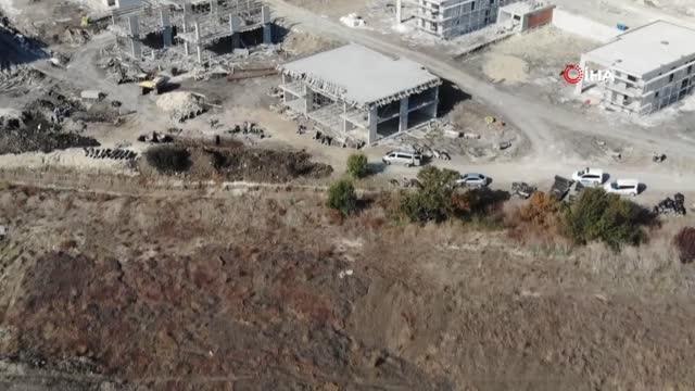 Büyükçekmece'de inşaat kazısı sırasında insan kemikleri bulundu