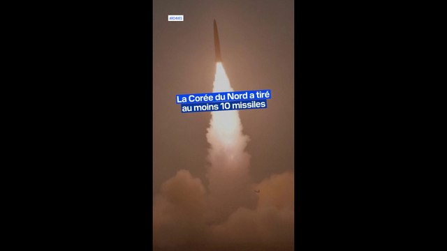 La Corée du Nord tire au moins dix missiles, dont un tombé près des eaux sud-coréennes