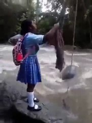 Le chemin de l'école est un peu extrême