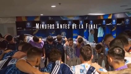 La arenga de Lionel Messi antes del partido contra Brasil