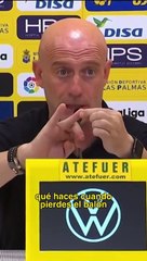 Julián Calero, entrenador del  Burgos, explica lo que significa “jugar bien” al fútbol