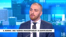 Matthieu Valet : «Quand on ne condamne pas ces agissements, quand on ne soutient pas ceux qui nous protègent, on voit bien ceux qui sont du côté des voyous»