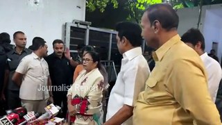 West Bengal CM Mamata Banerjee meet with Tamil Nadu CM MK Stalin Family in Chennai tour