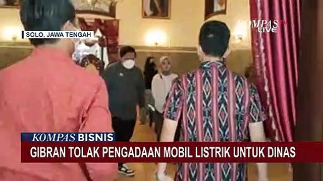 Tidak Mendesak, Wali Kota Solo Gibran Tolak Pengadaan Mobil Listrik untuk Dinas!